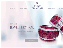 Tablet Screenshot of jointdiamond.com